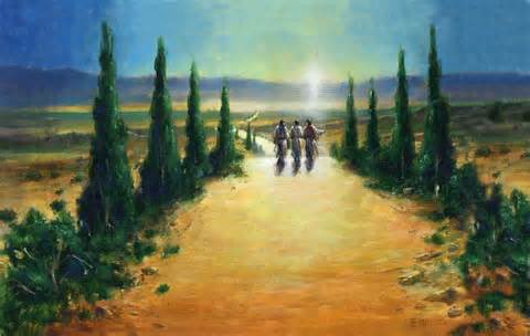 HCCCOmaha's tweet photo. In this Sunday’s Gospel, Jesus joins two of his disciples, but they do not recognize him immediately. It can be difficult for us to recognize Jesus’ presence in our lives. Join us for mass this Sunday on Facebook at 9 AM to reflect on his presence as we break bread in community. https://t.co/Q86AZXhZ6E