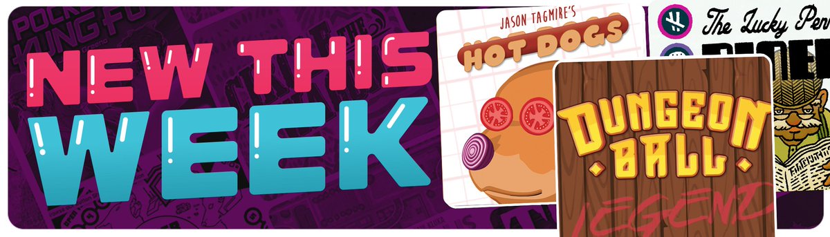 PNPArcade's tweet photo. It's NEW GAME FRIDAY! We have Dungeon Ball: Legend from @BGDesignLab, Hot Dogs from @buttonshy and The Lucky Penny Diner from @StephenBDavies. Check out all the new games here:  
https://t.co/tkJBTWkAwy https://t.co/dJvTGO0Oyy