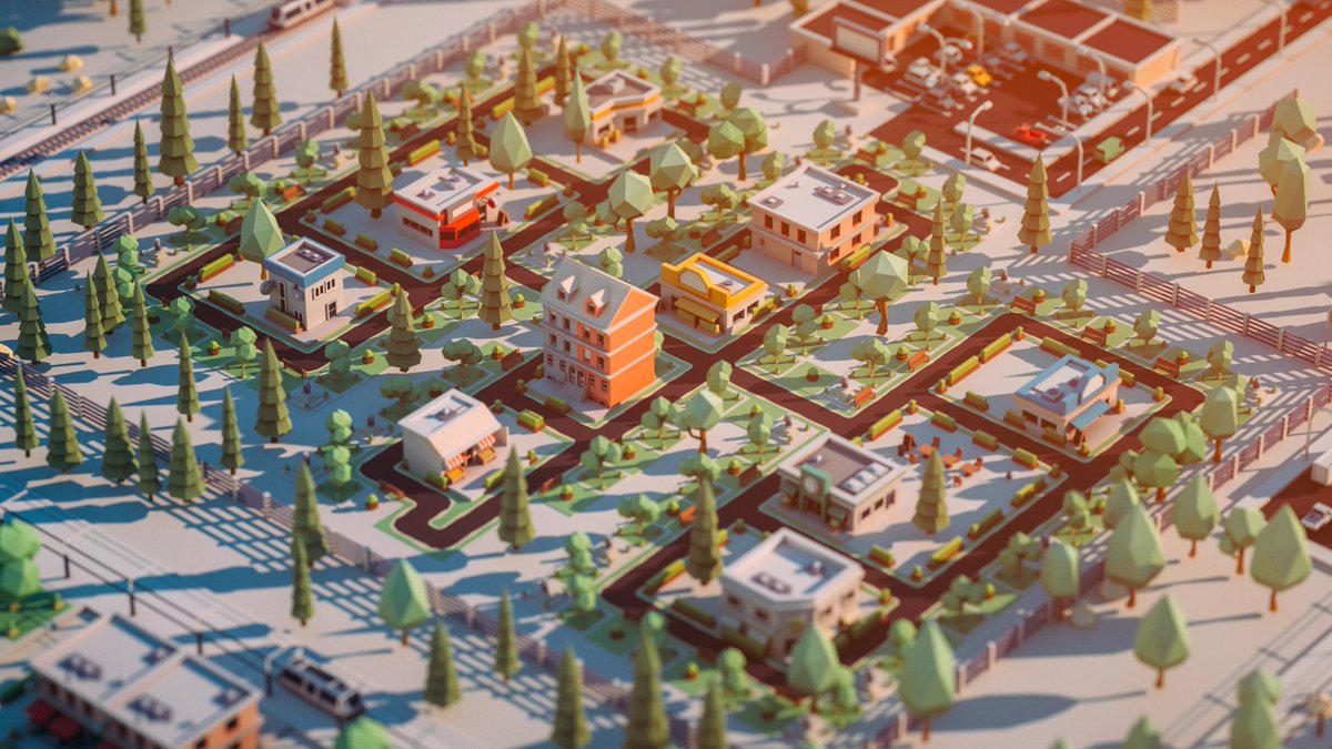 This neighborhood generates a huge profit💰
It's occupied by wealthy citizens that value privacy and proximity to nature. Good investment📈

Made this a reality using our asset City Adventure. 
Save 50% in #SpringSale at assetstore.unity.com/packages/3d/en…

#Unity3D #UnityAssetStore #GameDev