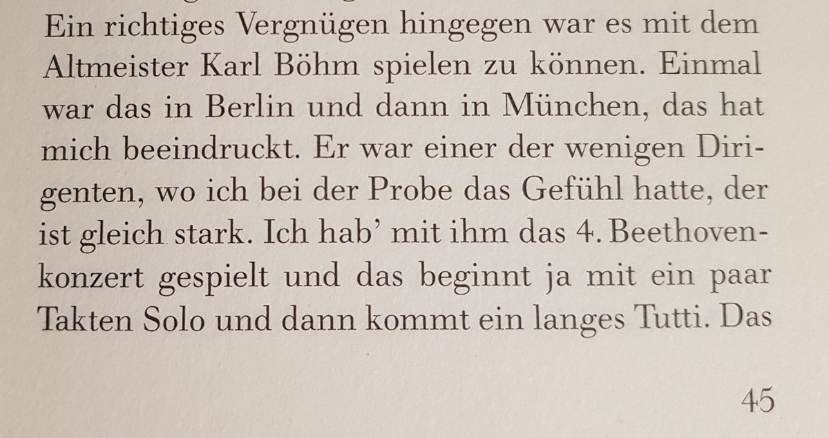 > Friedrich Gulda and Kurt Hofmann. Gulda has once played op. 58 with Karl Böhm, first the opening bars, and then... A surprise, the old man has conducted the orchestral tutti so magnificently, that Gulda thought during it: "Now you must pull yourself together and go to the >