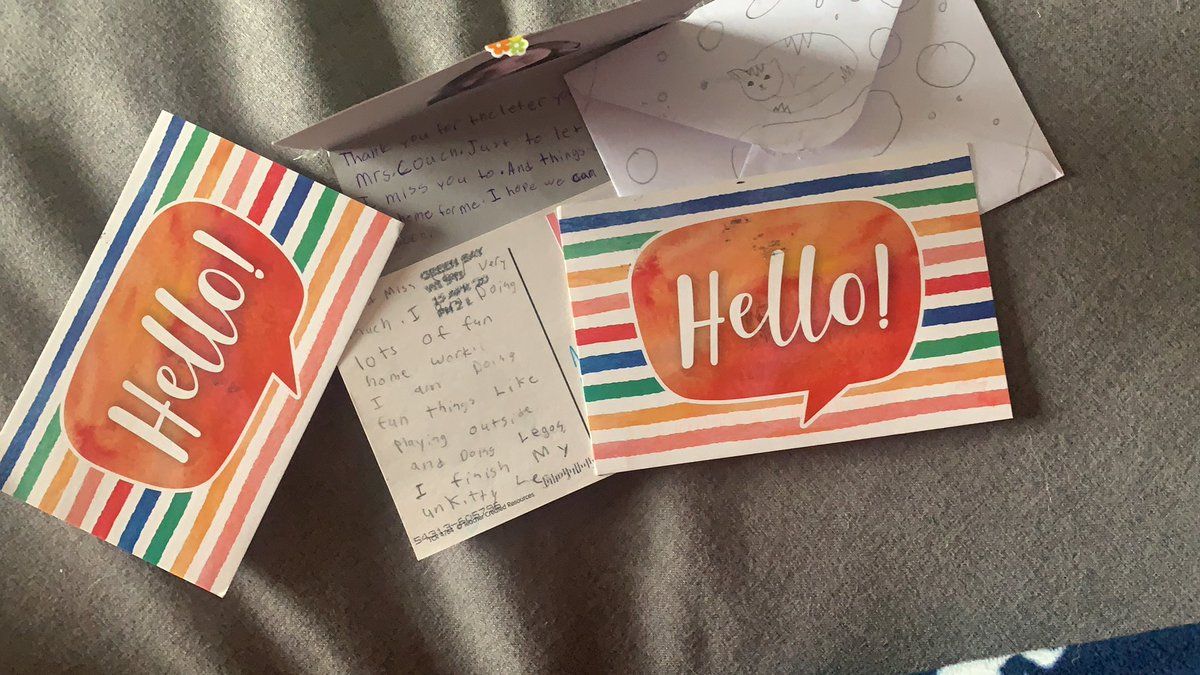 mrsacouch's tweet photo. Fridays are for writing pen pal letters to your students 😍 https://t.co/uToVCKEVcX
