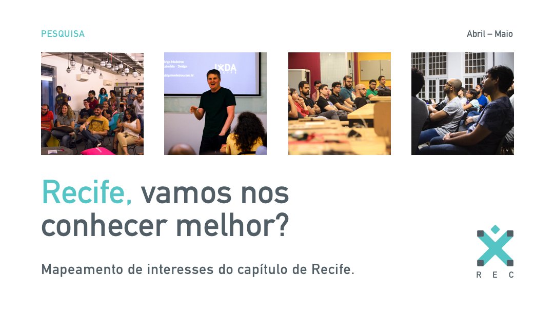 ixdarecife's tweet photo. As respostas dessa pesquisa podem direcionar a forma como compartilhamos conhecimentos e construímos pontes entre profissionais e empresas. Não deixe de responder!

https://t.co/AVjGbfhzDy https://t.co/Y0cG9Frglb