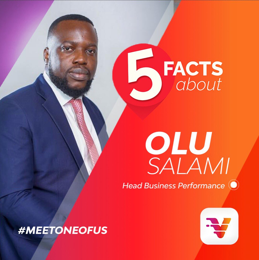 vbankng's tweet image. On this week’s #meetoneofus, meet @Olukunle_S, our Head of Business Performance.

He’s probably the best FIFA player in the team, so watch out when you meet him and a game of FIFA is involved.

Being able to attach pictures to transaction receipt is his best V bank app feature.