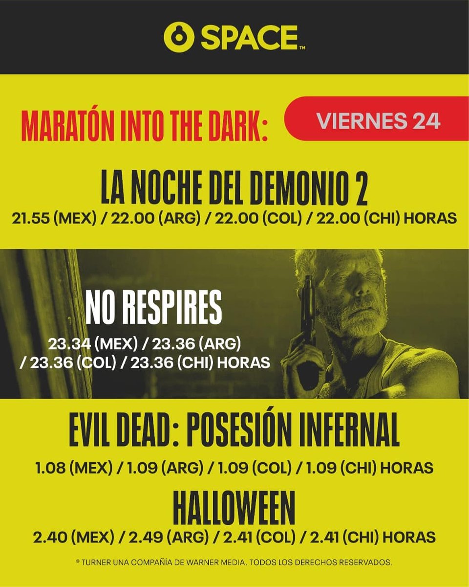 WarnerMediaPR's tweet photo. ¿Planes para este fin de semana?
Te compartimos la mejor programación de @canalspace para ver a partir de hoy
#TeAcompañamosEnCasa https://t.co/x73tsn5HDs