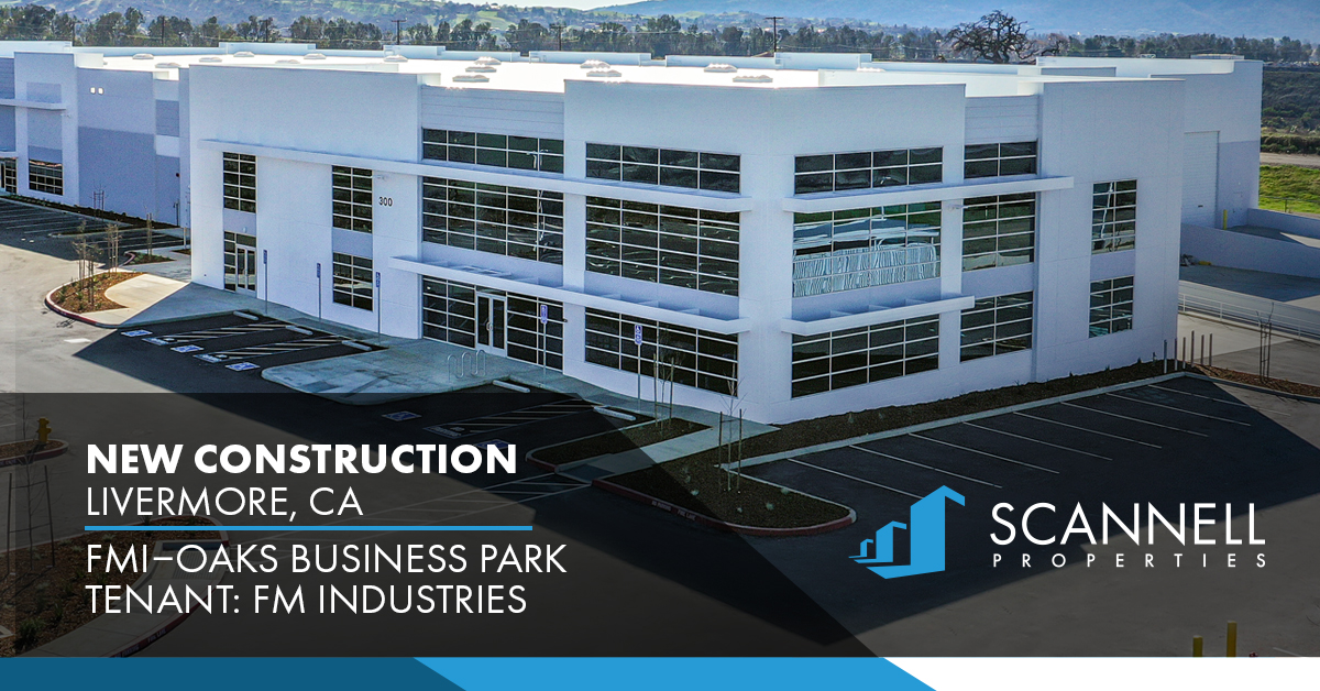 scannellnews's tweet photo. Scannell Properties California team proudly delivers our newest building in Livermore! @FMIndustries1 https://t.co/SXJt3vfl4N