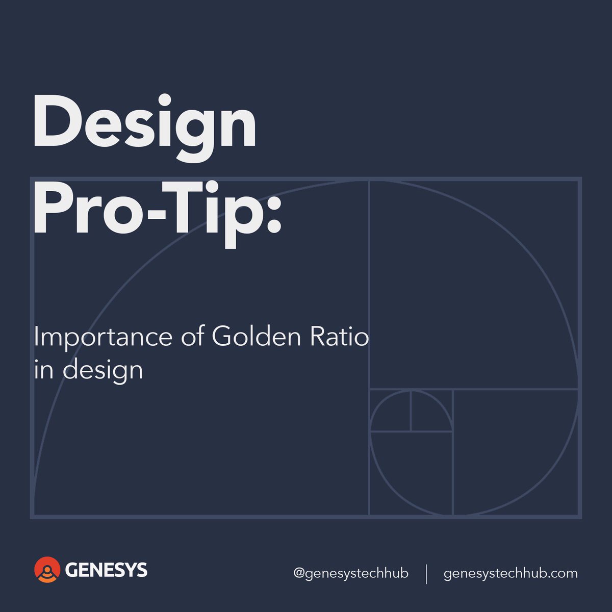 Hey guys!Thanks to David, our amazing head of product design, we are starting a Product Design Learning Series called  #DesignWithMong where we’ll examine all things design. Today we begin with Golden Ratios! #weAreGenesys  #GoldenRatio  #DesignWithMong  #designthinking