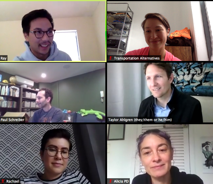 pekochel's tweet photo. What happens when Staten Island meets San Francisco?

🎙️Last night's FREE @TransAlt #YCYV Public Speaking workshop brought together social justice thinkers. Ready make your issue known across a diversity of 🌱fields and 🙋🏾‍♀️virtual forums?

🚩Add your story: https://t.co/YeNTaMjUYy https://t.co/bOlEinXGiN