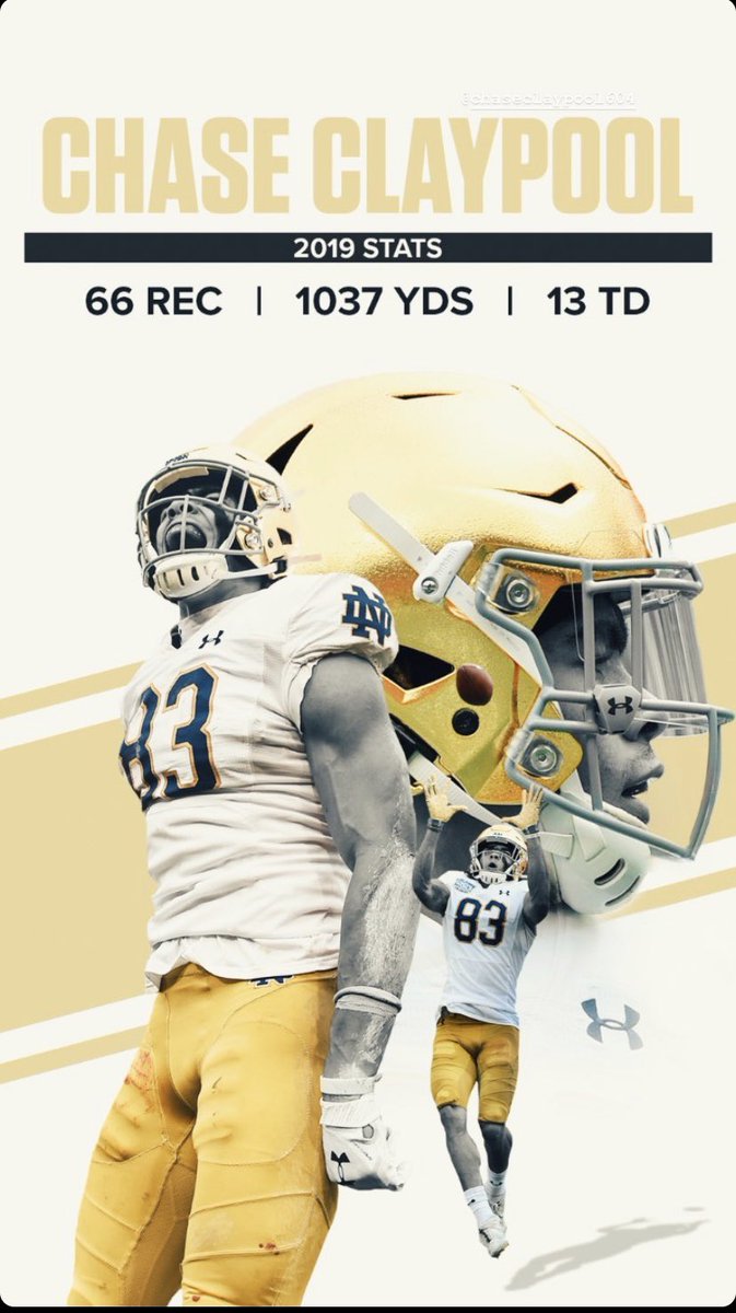 Today some team is going to get a difference maker. Let’s go <a href="/ChaseClaypool/">Chase Claypool</a>