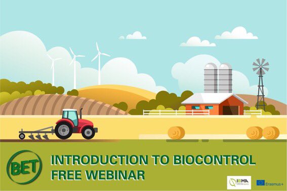 BETProject1's tweet photo. 👉🏻ÉVENT: Free Webinar - Basics of Biocontrol
📆 May 06th / 2 pm (UTC +1)
👨🏼💻 Animated by David Cary / IBMA UK Secretary
In collaboration with @IBMAgl
Free but Registration Mandatory : https://t.co/ROvEUiuTmz https://t.co/NVYop9Aanb