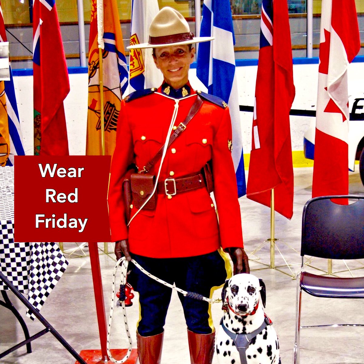 Today Is Wear Red Friday!
To all our RCMP friends and Canadian Law Enforcement Officers, 
Thank you for your service! #WearRedFriday <a href="/grcrcmppolice/">GRC</a>