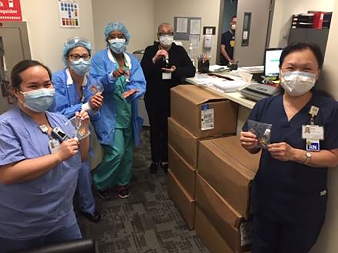 AIANational's tweet photo. Although we will miss seeing you at #A20Con, the hand sanitizer that was originally planned for conference attendees won't go unused. Earlier this week, we were honored to donate 14 boxes of hand sanitizer (over 2,000 bottles!) to @GWHospital staff &amp; the @RedCross. Thank you! https://t.co/2JL1hQIGTX