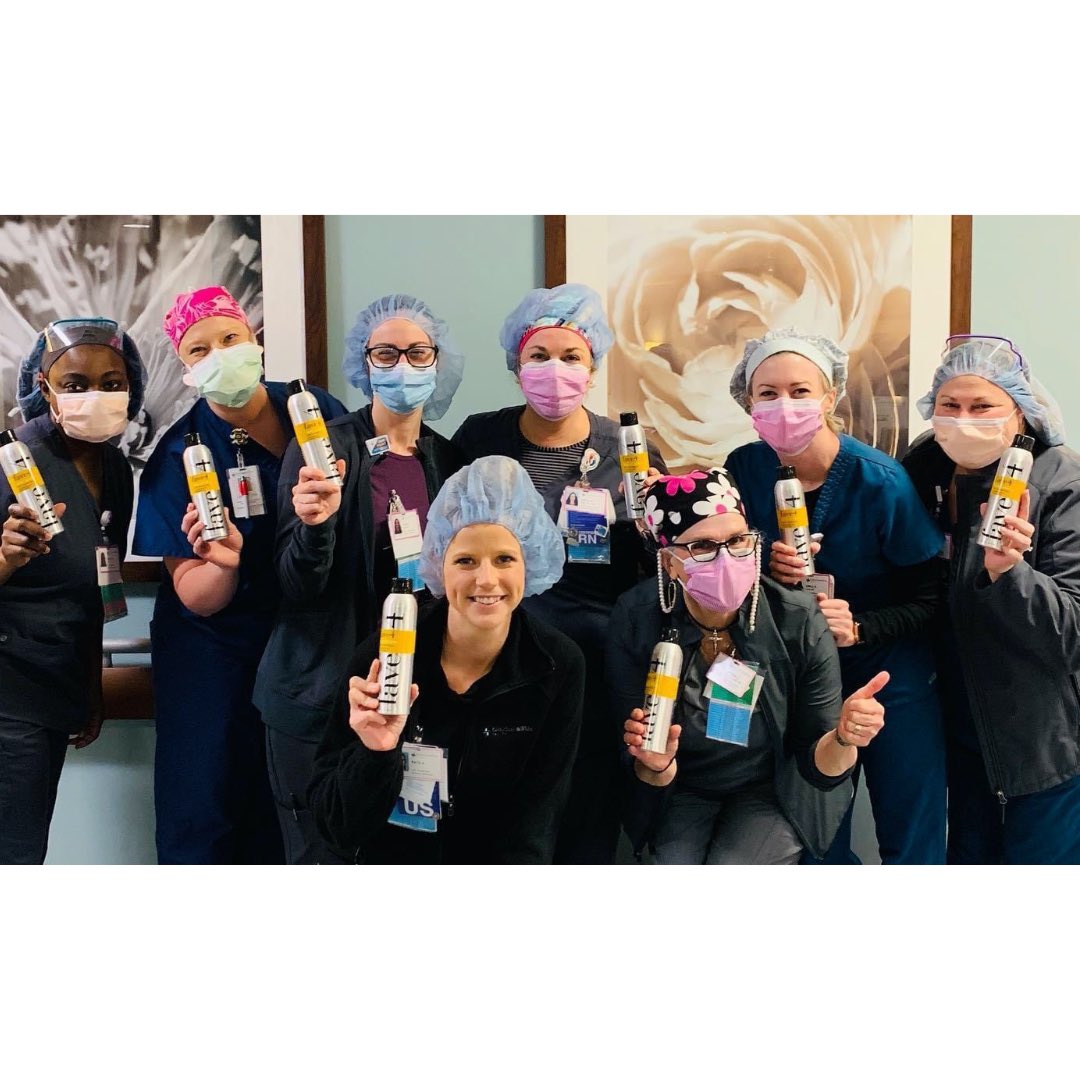 Fave4Hair's tweet photo. Taking the lead from @somegoodnews and sending good vibes out into the world by donating Dry Shampoos to healthcare workers across the country. We heard from several nurses that the decontamination process was exhausting. Our hope is to help them save precious time between shifts https://t.co/ixXajyojg8