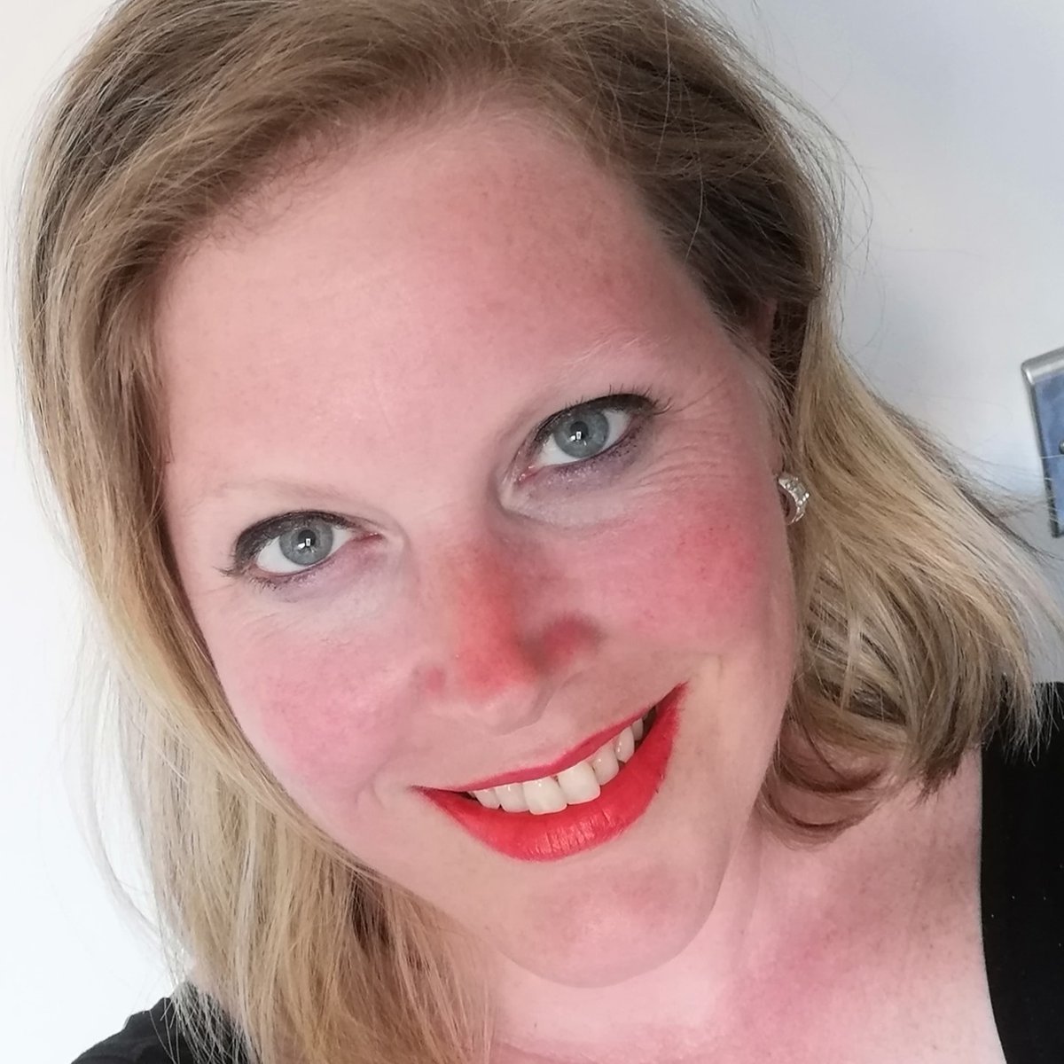 Going to start #F'itFriday. Something that I wouldn't normally do. Today's...red lipstick DOES NOT suit me but I love it. I am only at home &amp; I can be free #F'itFriday x