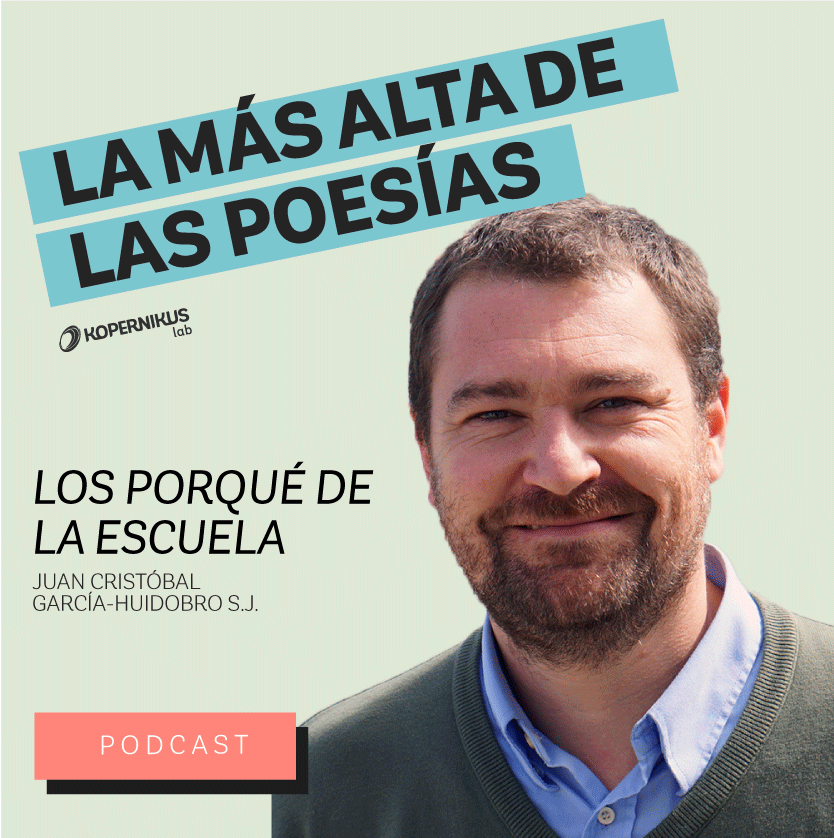 KopernikusLab's tweet photo. "Veo mucho espacio para innovar, pero requiere pasar de pensar en metodologías específicas a un área del colegio a pensar la estructura más amplia"
Juan Cristóbal García-Huidobro SJ.
Escucha este capítulo en Spotify #Lamasaltadelaspoesías #innovacioneducativa #podcast #kpklab https://t.co/4HW9z5hKC3