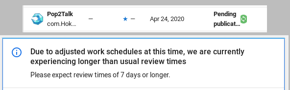 We just submitted Android version of #Pop2Talk for open track testing. You'll have your chance to try our English pronunciation learning game as soon as Google has reviewed the app, so stay tuned! (But don't hold your breath.)