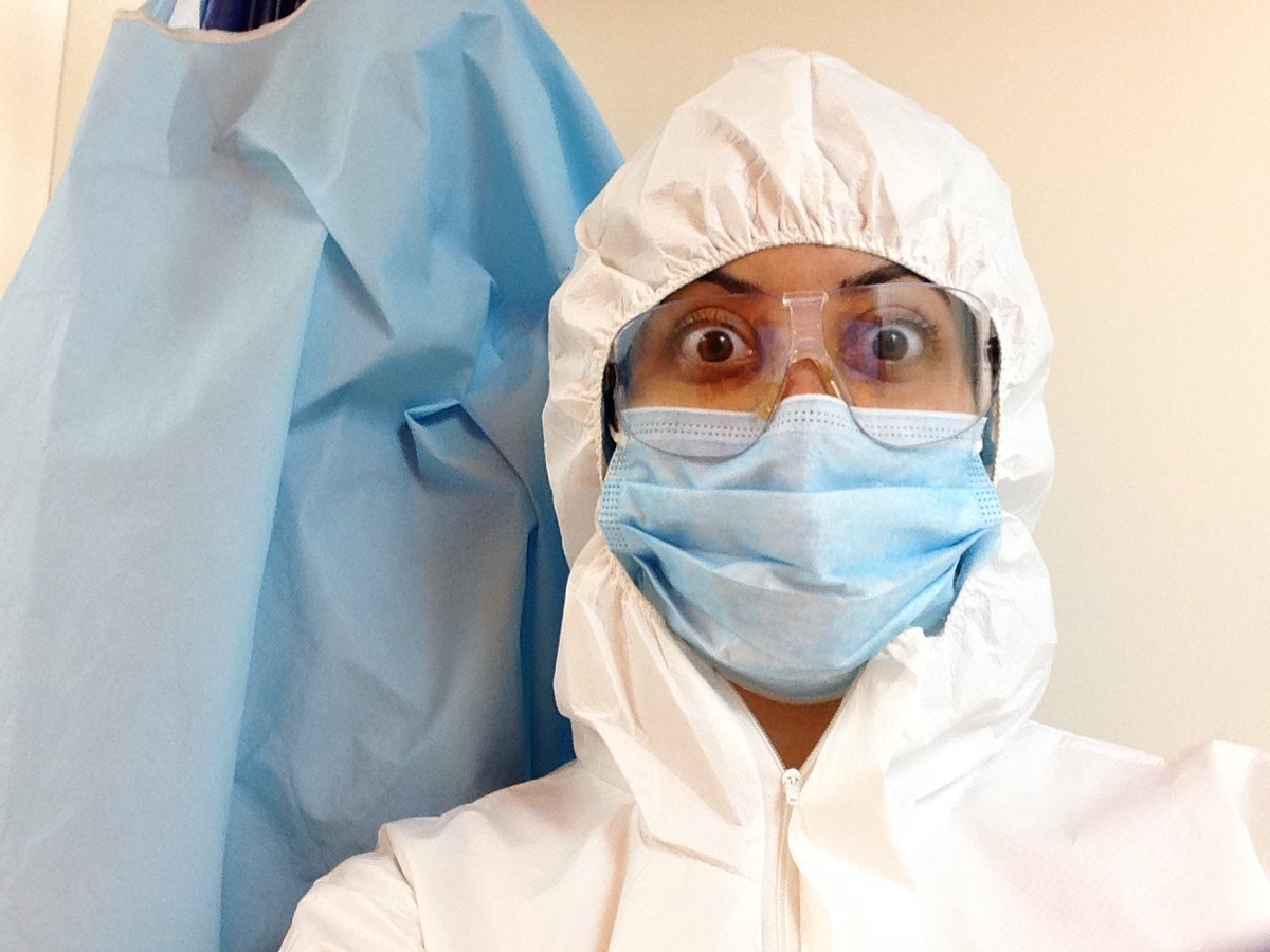 aDNA is thethat persists in ancient tissues like , or the remains of . It can inform us about evolution, ancient diversity & health. But bc of its age, aDNA is degraded and easily contaminated so we must handle it using lots of PPE, like this! 2/  #DecolonizeDNA