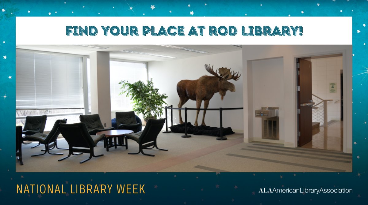 RodLibrary's tweet photo. Share your favorite place at Rod Library! #NationalLibraryWeek #DatewithRod  @IowaLA https://t.co/c7POpK3bDH