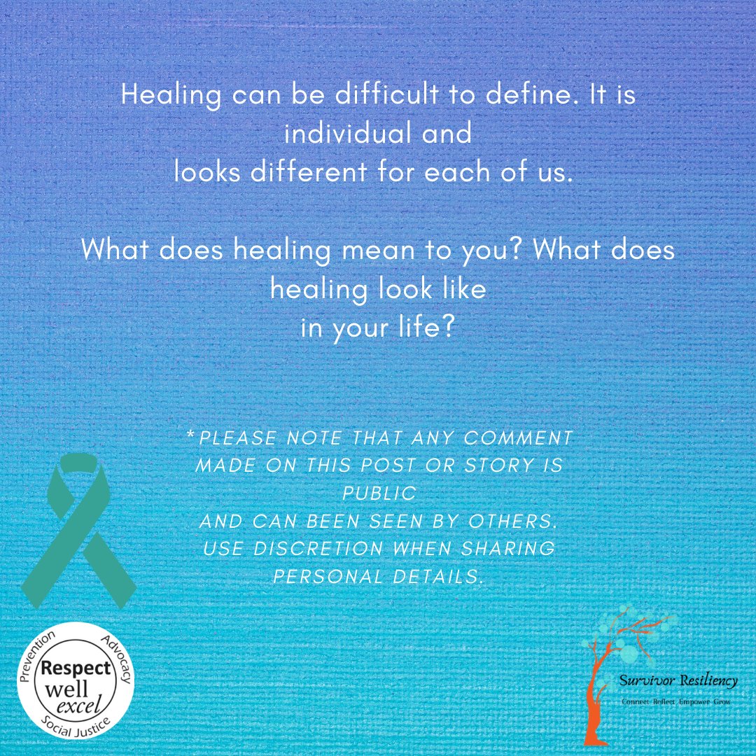 RespectWell's tweet photo. Healing is a unique experience. What does healing mean to you? What does healing look like in your life? Thank you for participating in Survivor Resiliency Week 2020! #survivorresiliency2020 #officeofrespect #emoryuniversity https://t.co/aQ81HwAqVJ
