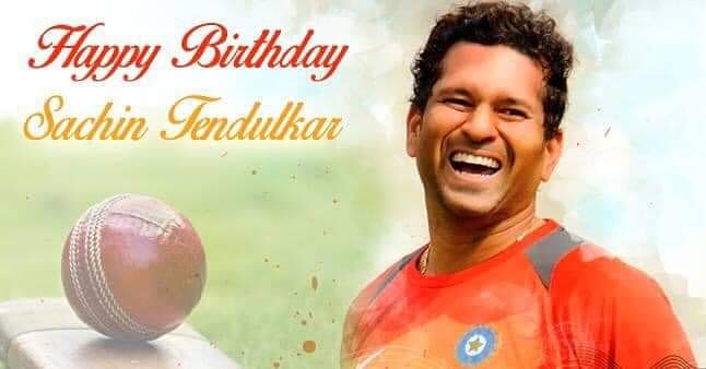 Happy birthday to Legend of Cricket 
Sh Sachin Tendulkar ji  always my favourite  