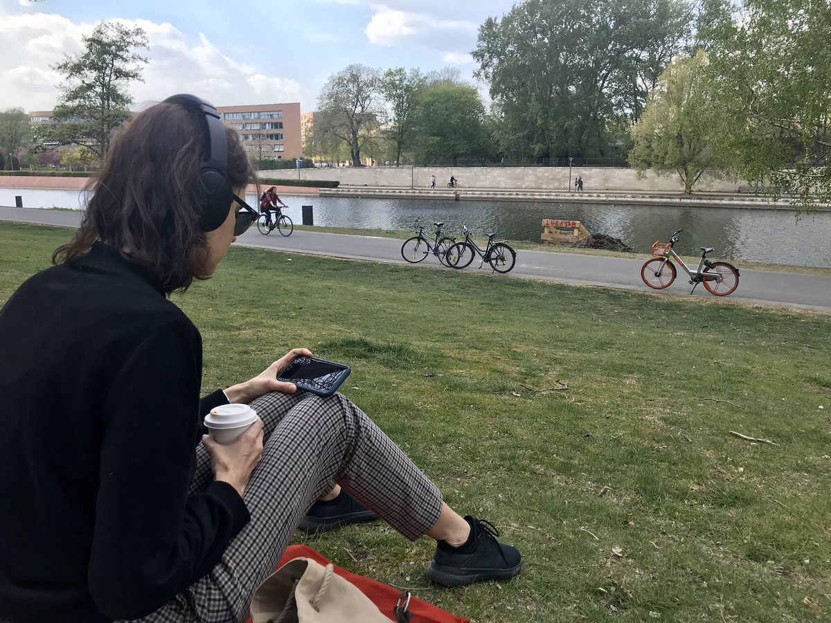 ula_lachowicz's tweet photo. Nowadays it’s more crucial than ever to educate yourself, even sitting in the park. The crisis impacted many companies, their operations, business models, product strategy, communication etc. Thanks @aspectus for “marketing your business during COVID-19” webinar. https://t.co/8eLLO4s3a8