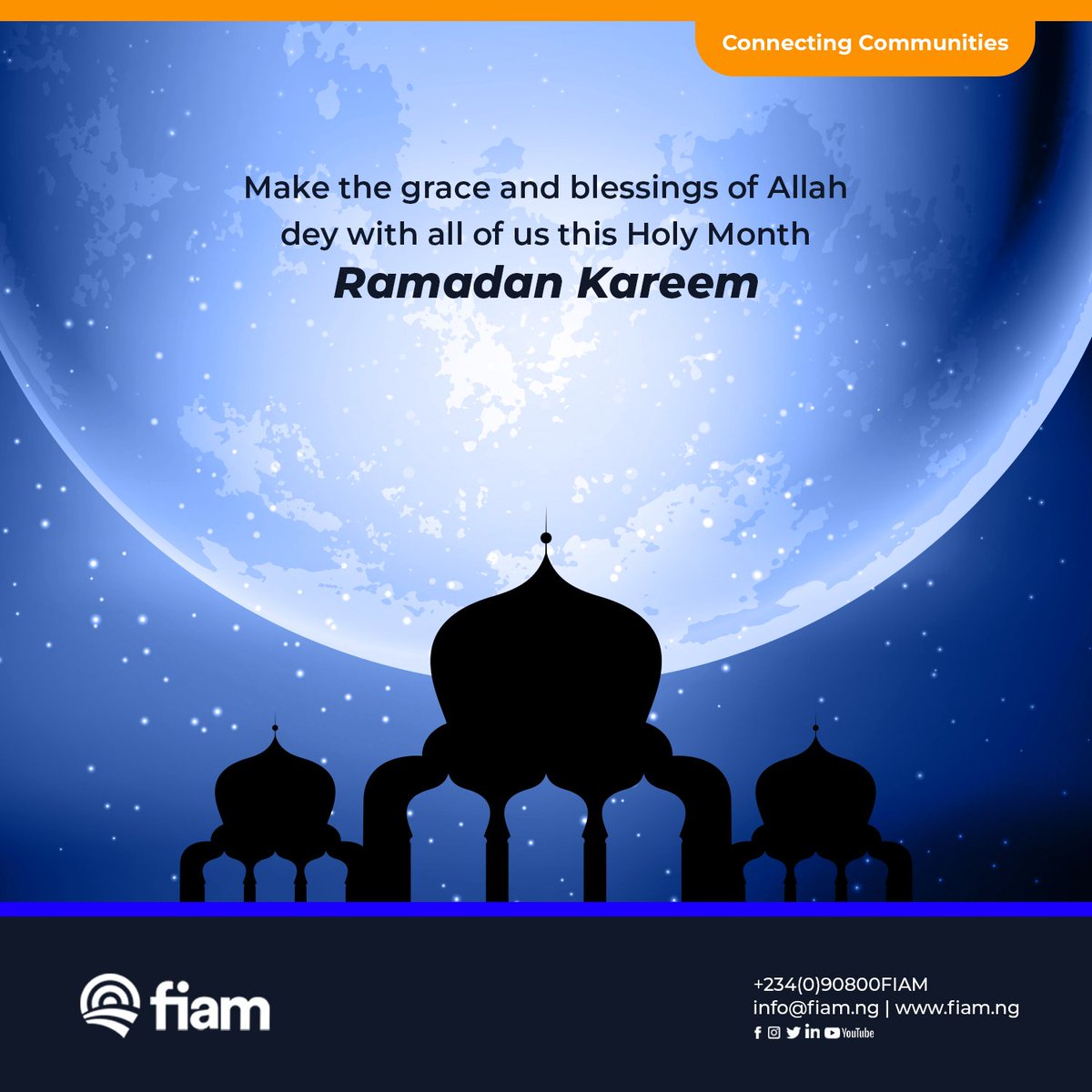fiamwifi_ng's tweet photo. We pray say as we dey fight corona virus, this #RamadanMubarak go bring us healing, peace and blessings๐๐ผ
.
.
.
.
.
#StaySafeStayHome #Covid19Out #Quran #Ramadan2020 #Prayer #MuslimsConnectnaija #ramadan2020 #ramadankareem #iStandWithNA #RamadanAtHome #lockdownextension #fasting https://t.co/oVqkGROFDg