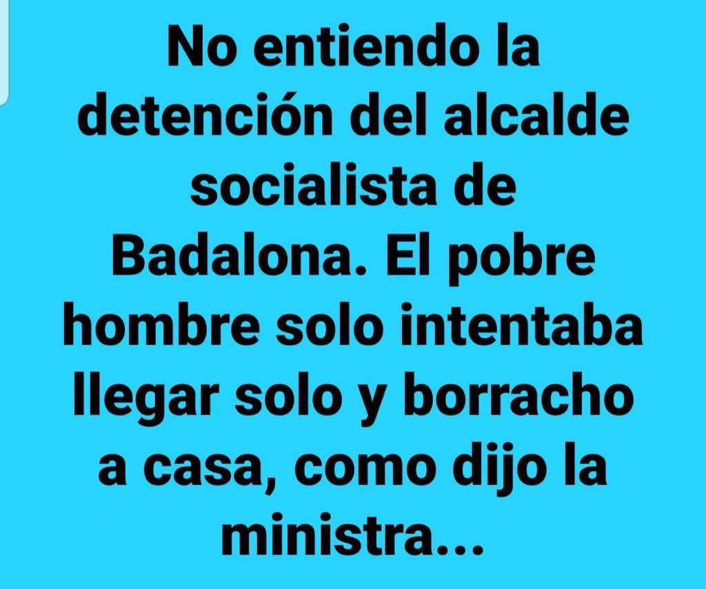 MLWA's tweet photo. #FelizViernes #FelizFinde Ya que  „ La policía a Irene Montero „ es TT, aquí un poco de humor 😅😅🤣🤣 ... https://t.co/P7mKOWraZg