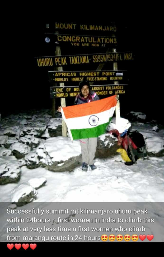 adventuristgirl's tweet photo. 1 year complete #FastestExpeditionToMtKilimanjaro #Kilimanjaro #tanzania #worldRecord #uniqueworldrecord https://t.co/Xjtg5uBu9z