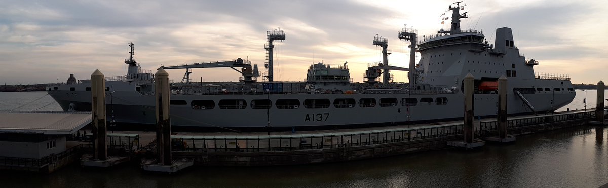 In Pictures: @RFATiderace leaves Cammell Laird after undergoing a major refit period and Lloyds surveys.