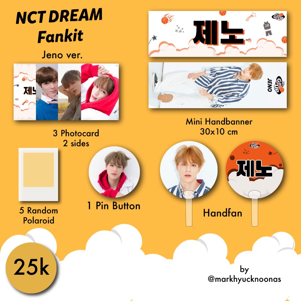 markhyucknoonas's tweet photo. OPEN PO NCT DREAM ‘We Go Up’ FANKIT
Only 25k bisa pilih member💸
Full slot langsung close order🚫
Produksi 7-10 hari
🚀Shipping from Semarang🚀
❌Belum termasuk biaya packing❌
Tanya2 langsung DM aja ya✨
#NCTDREAM #FANKITNCT #nctdreamfankit #nctdreamstuff #NCTDREAM_Ridin https://t.co/A0wDp7rLfz
