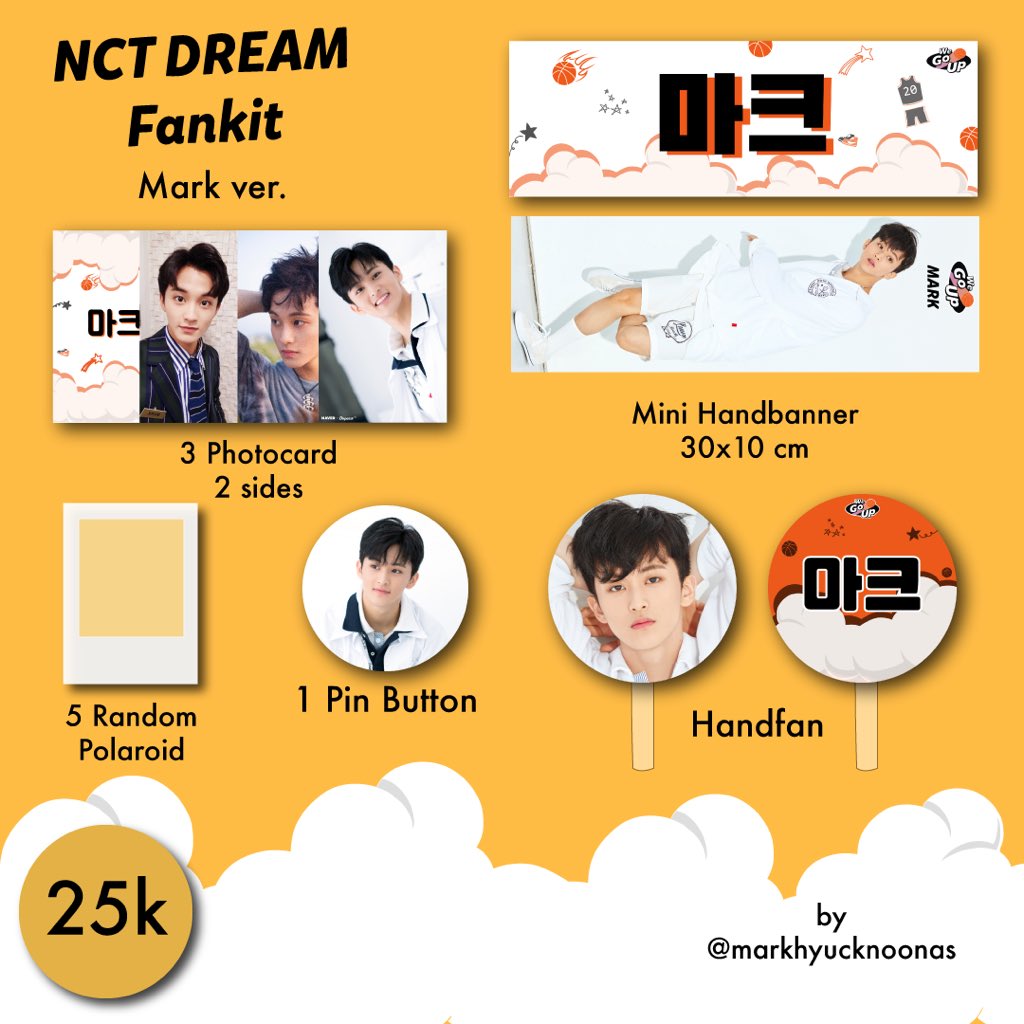 markhyucknoonas's tweet photo. OPEN PO NCT DREAM ‘We Go Up’ FANKIT
Only 25k bisa pilih member💸
Full slot langsung close order🚫
Produksi 7-10 hari
🚀Shipping from Semarang🚀
❌Belum termasuk biaya packing❌
Tanya2 langsung DM aja ya✨
#NCTDREAM #FANKITNCT #nctdreamfankit #nctdreamstuff #NCTDREAM_Ridin https://t.co/A0wDp7rLfz