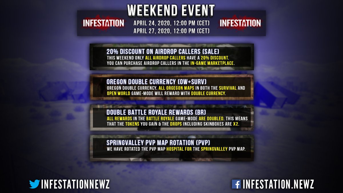 Infestation The New Z Weekend Event It S Time For Another Weekend Event We Hope You All Had A Fun Easter Event Experience With The Easter Event Being Over It S Time