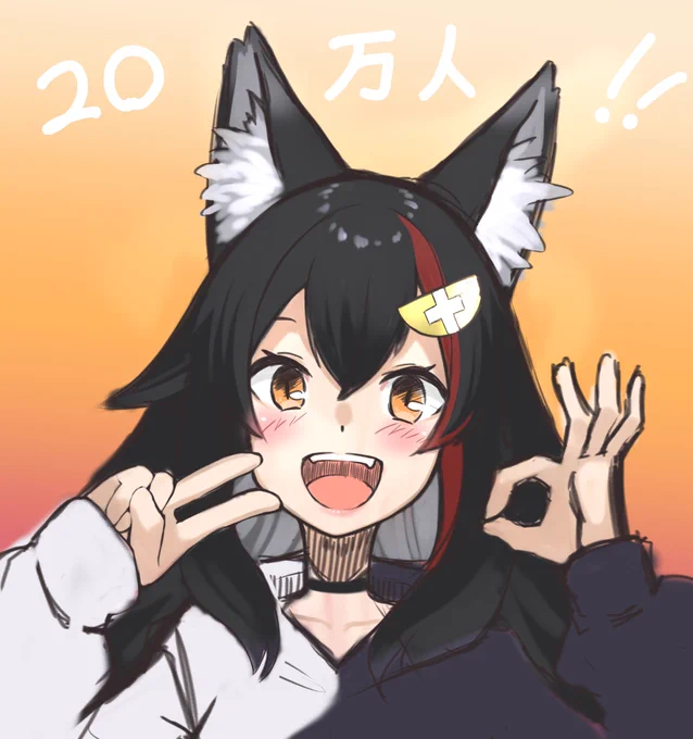 #みおーん絵

20万人おめでとうございます!! 