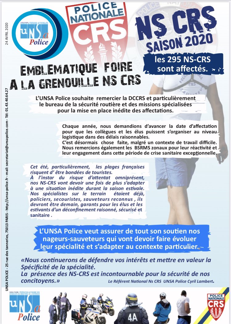 Unsa Police Crs Hauts De France On Twitter Ns Crs Saison 2020
