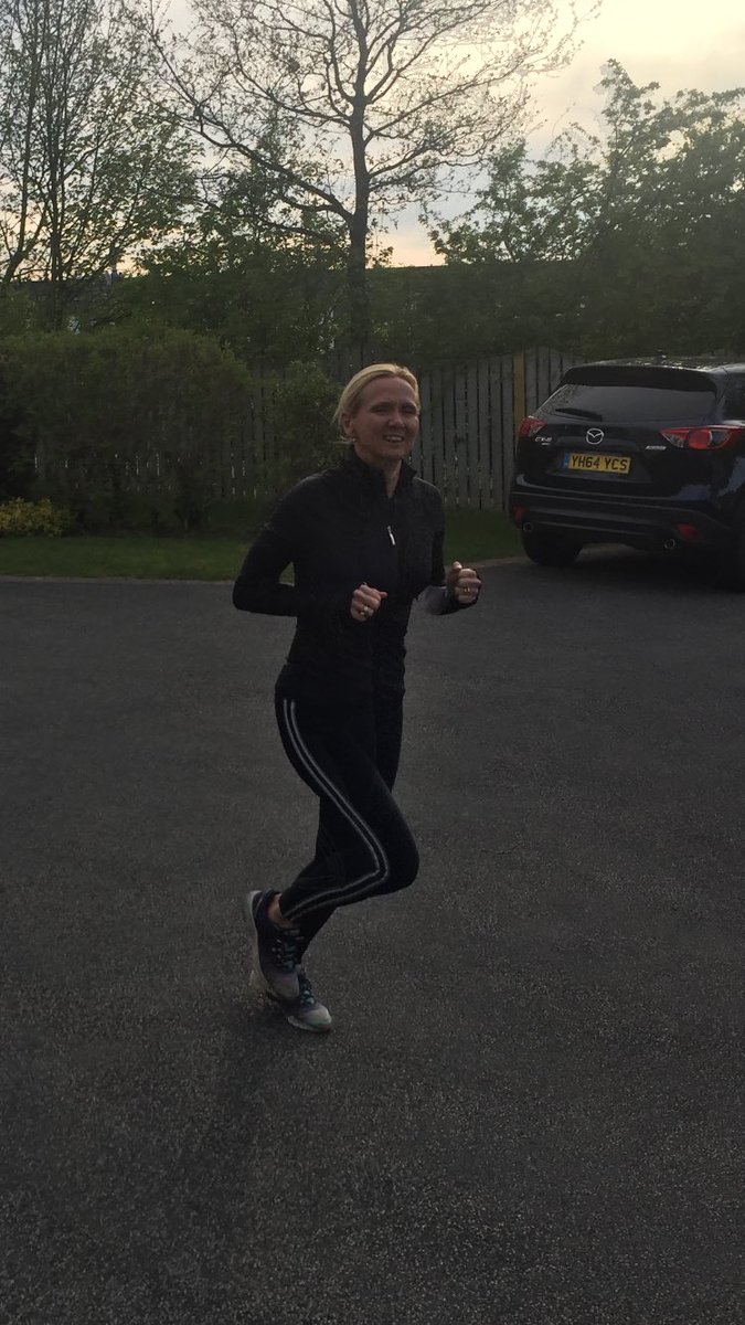 BGSSportsdep's tweet photo. Mrs Procter completed the BGS 450 challenge...smiley setting off but not so smiley at the end!!   😂Funds raised for a brilliant cause🏃‍♀️Her nominations are.....
Miss Catterall, Mr Nichol and the  Year 6 Netball team👟#BGS450 #buryhospice https://t.co/wdsQMK7Jfz