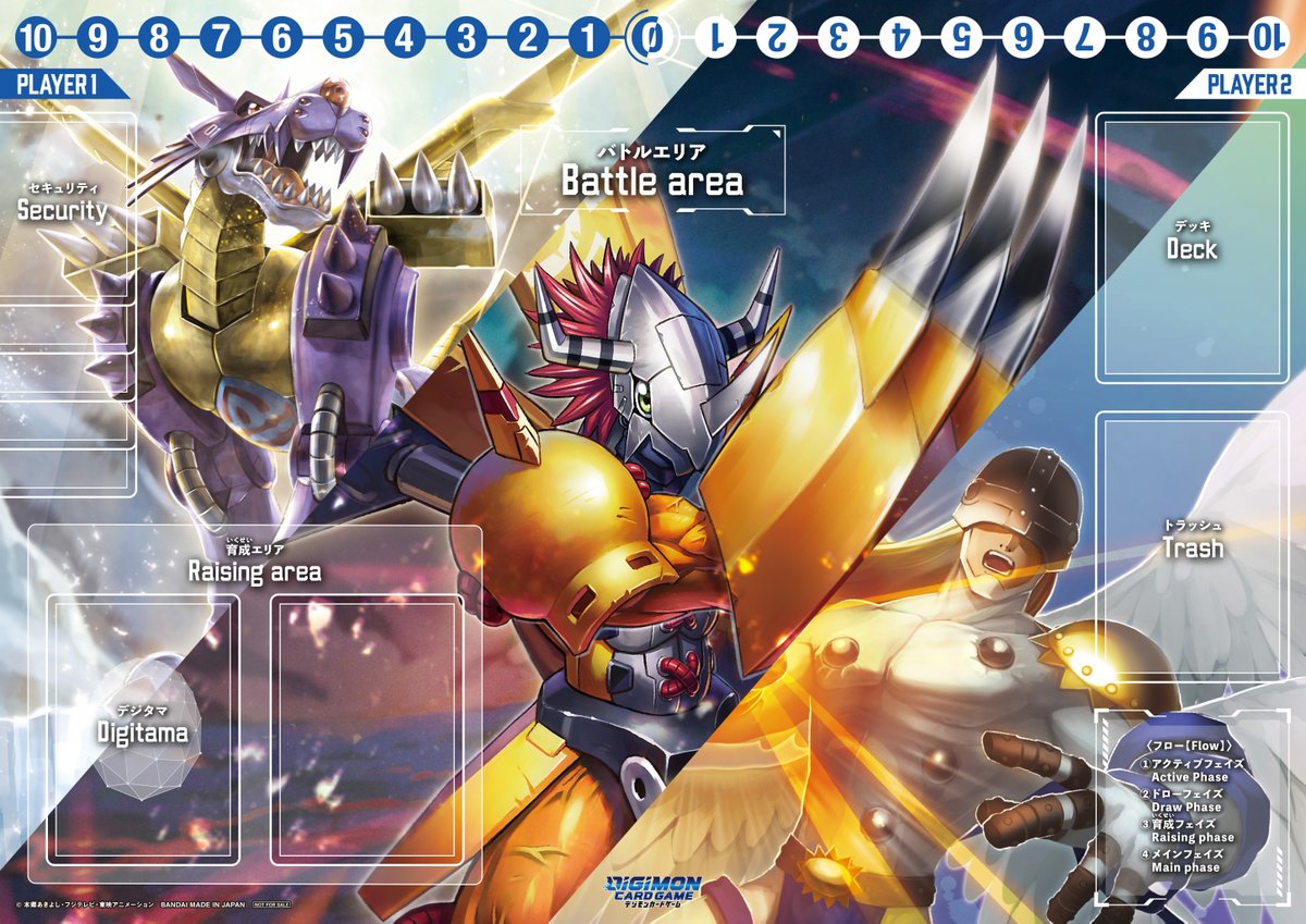 The Digimon Card Game is out today! We have a promotional playmat, news of  promotional memory gauges, & a preview of the Omegamon card from Booster  Set 1! More at WtW- https://t.co/1yhuoD5huh