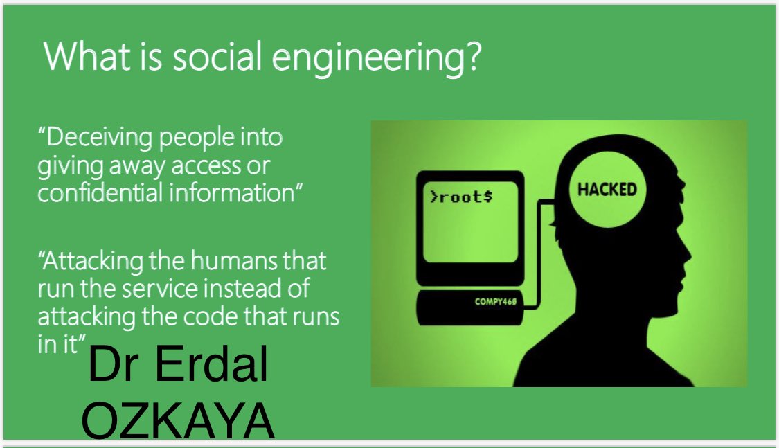 drerdalozkaya's tweet photo. Mind tricks are used by hackers #LearnSocialEngineering https://t.co/IGPMvdcCEG