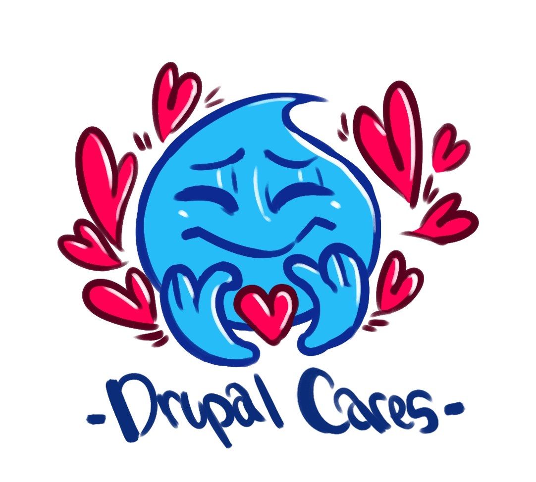 Dries's tweet image. #DrupalCares fundraising update
 drupal.org/association/bl…