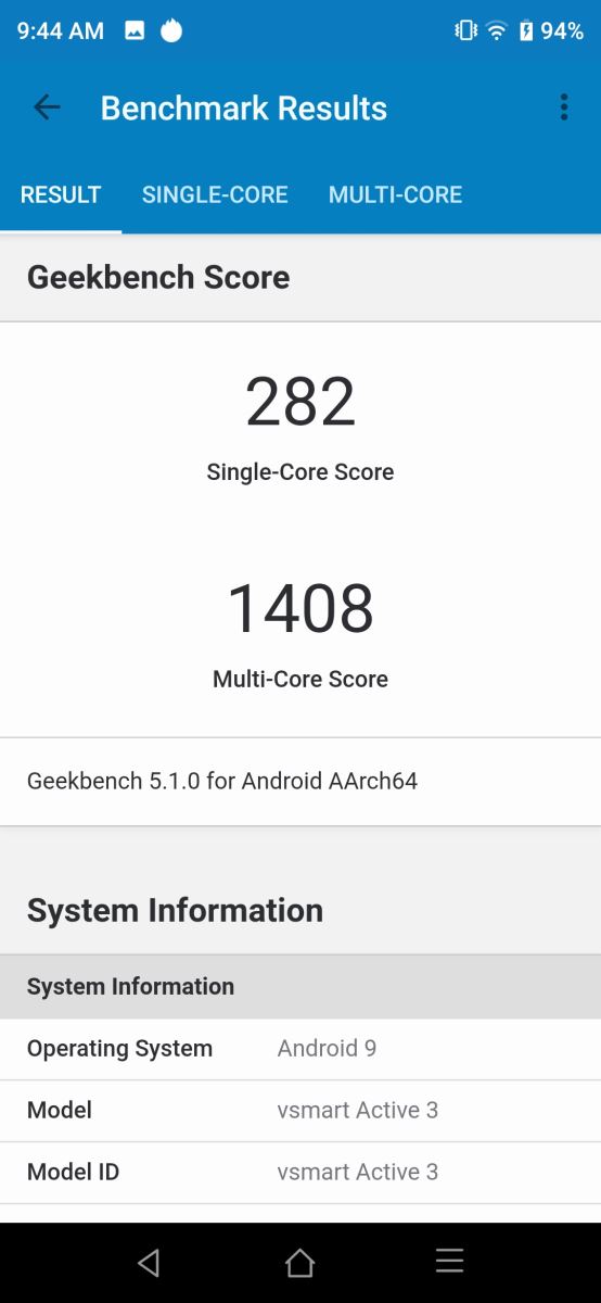 Cellphones Reviews Performance Evaluation Of Vsmart Active 3