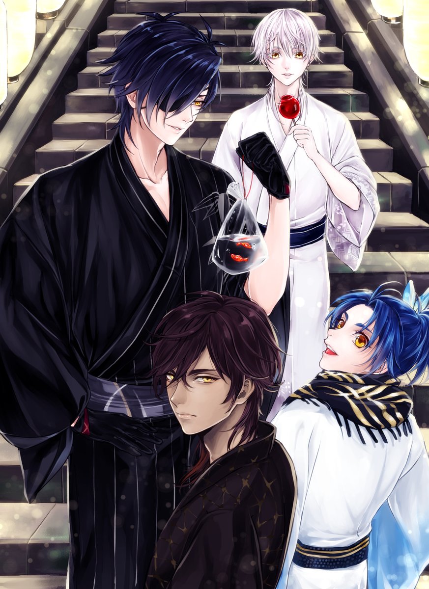 刀剣乱舞 伊達組軽装全員実装おめでとうございます ゆたのイラスト