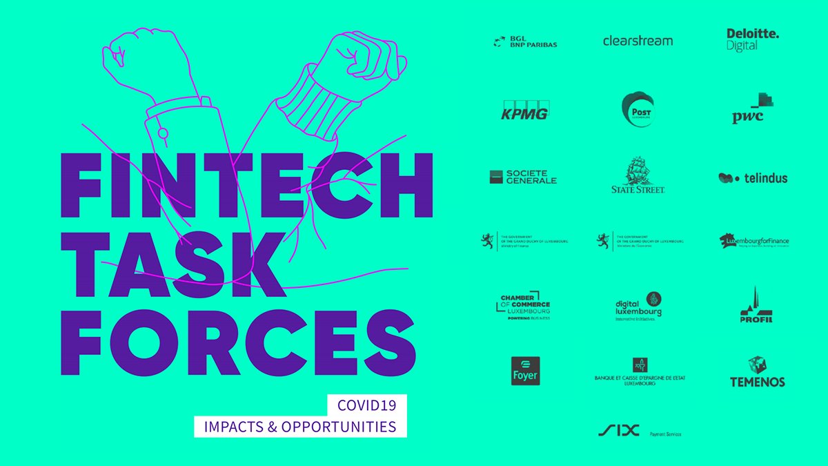 The_LHoFT's tweet photo. Fintech Task Forces: #COVID19 Impacts &amp; Opportunities

Composed of #Fintech industry experts and innovators, the task forces focus on the impact in four key industries: #Banking, #AssetManagement, #Insurance and #Blockchain. 
 
📥 Read the report:
👉 https://t.co/w7oLSzXmBX https://t.co/ymcx3W9ivu