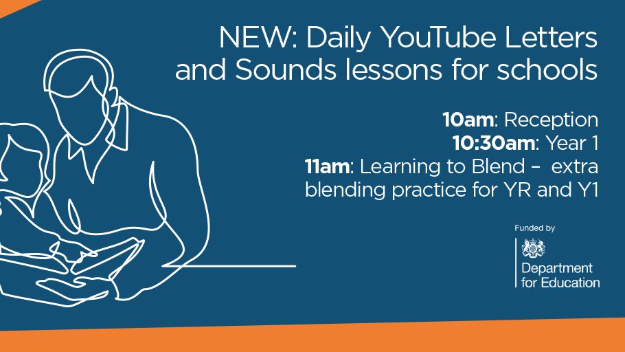 EYFSHempland's tweet photo. EXCITING NEWS!! From Monday 27th, Letters and Sounds are presenting a daily phonics lesson (Monday - Friday) on their YouTube channel. 
Subscribe on YouTube here: https://t.co/59icnny7Kh
@HemplandPrimary https://t.co/vm5Pym5AiU