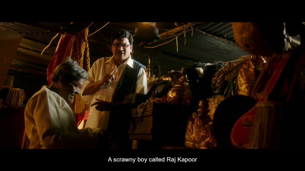 Historical accuracy, perhaps, is a delicate topic. I'm not complaining or anything, but here, Mr. Chowdary imitates N.T Rama Rao, who is yet to make his debut then. Apart from that, the drama culture, greeneries, and cinema fetish were wonderfully depicted.