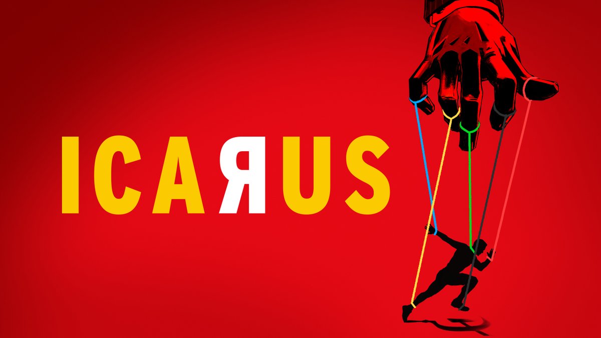 Icarus (2017)In his Oscar-winning film, an American cyclist plunges into a vast doping scandal involving a Russian scientist – Putin’s most-wanted whistleblower.