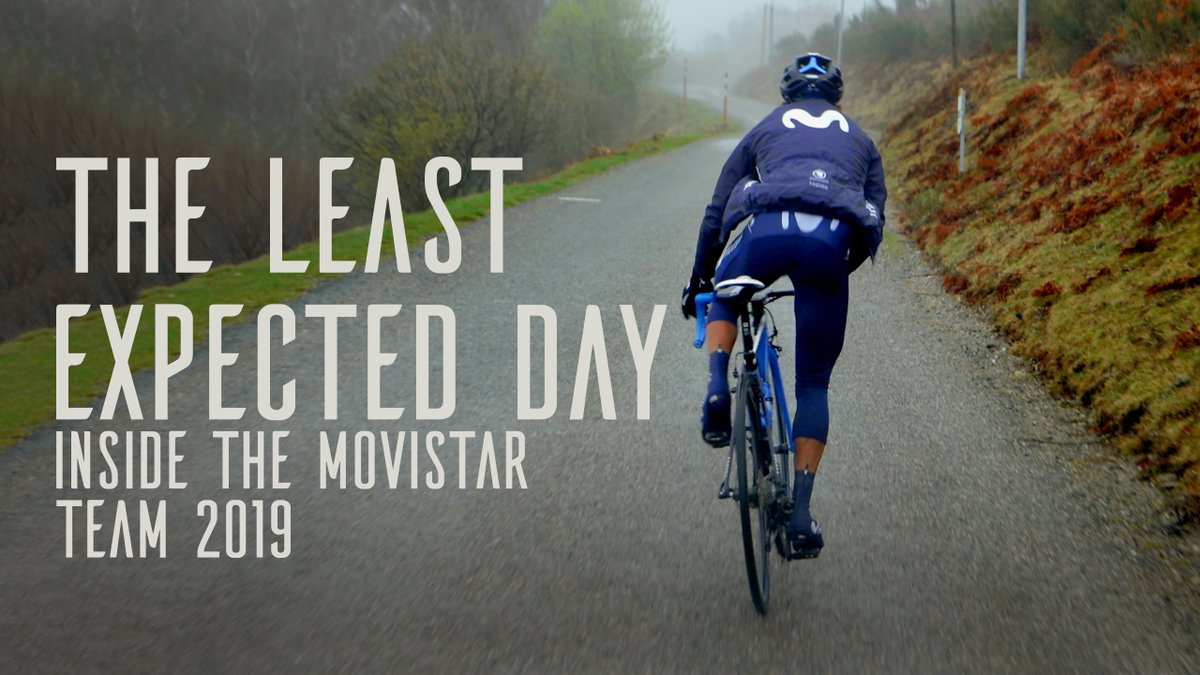 The Least Expected Day: Inside the Movistar Team 2019 (1 season)Pro cycling’s Team Movistar set their sights on victory on the road as they face challenges, controversy and internal conflict.