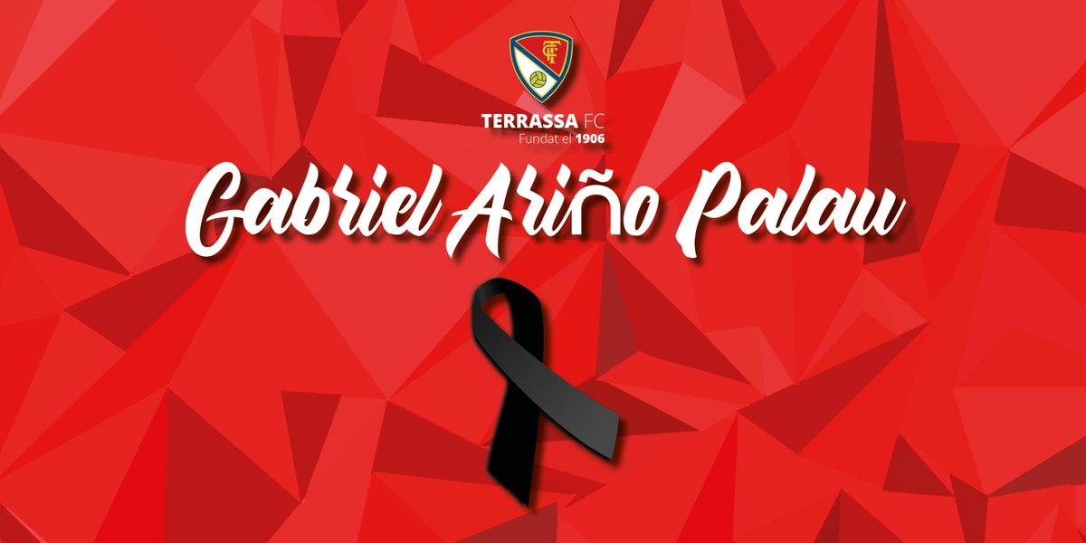 TerrassaFC's tweet photo. 🖤 Lamentem la pèrdua de l'exjugador del @TerrassaFC Gabriel Ariño Palau, que ens va deixar dimarts, a l'edat de 90 anys víctima del coronavirus #DEP

👉 https://t.co/RL7h1xXt3s https://t.co/bEUnCptZDw