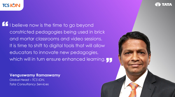 TCS_iON's tweet photo. .@vrswamy, Global Head - TCS iON, @TCS, shares his thoughts on why #LearningUnusual is a transformative approach to learning, to get better results. Read more: https://t.co/Pu57WbMJAm
#TCSiON #Blog #education #LearningNeverStops #onlinelearning #blogging #Institute #technology https://t.co/3LIOT9tdar