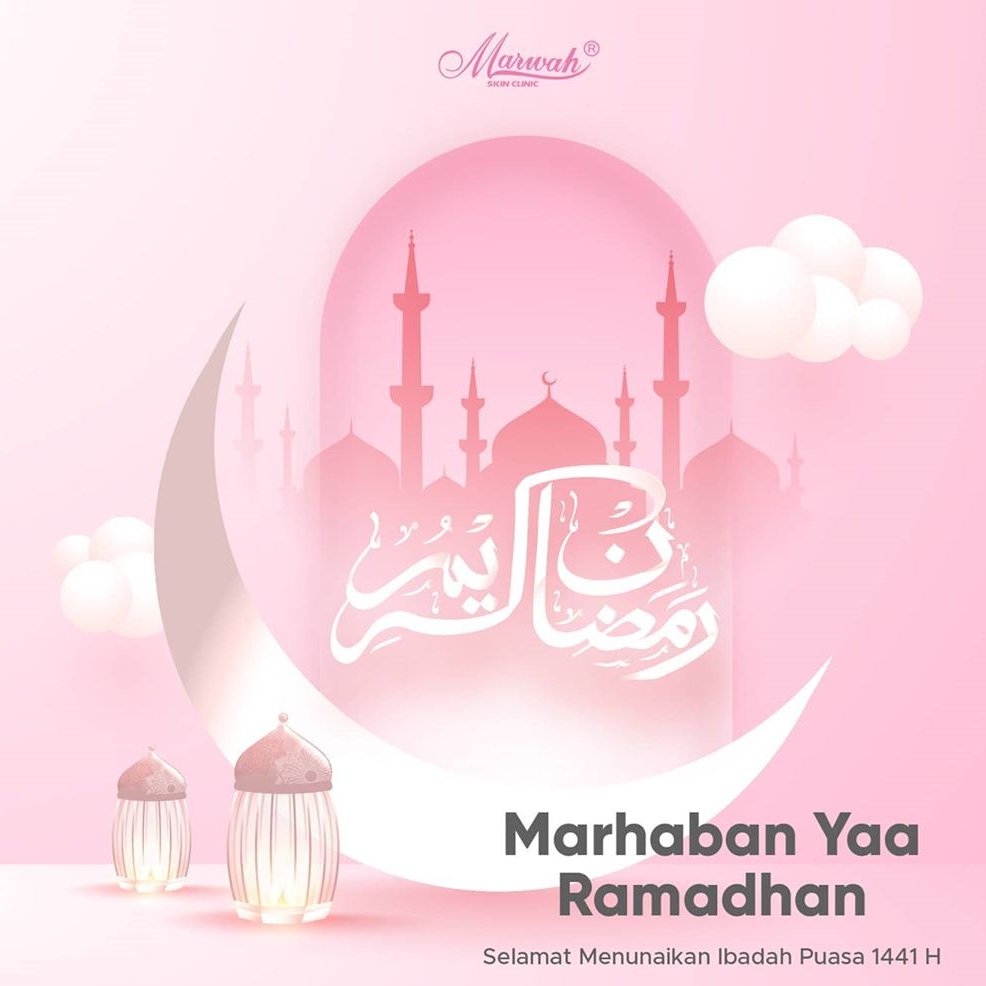 MSkintreatment's tweet photo. Selamat menunaikan ibadah puasa 1441 H Sahabat Marwah!

Open order gratis ongkir bisa melalui https://t.co/usO75hhuZC 

#marwah
#marwahskincare
#marwahskintreatment
#ramadhan2020
#ramadhankareem #RamadanMubarak #PuasaPertama #PuasaTahunIniBeda #Bukapuasa #ngabuburit https://t.co/2KeNlG6tJd