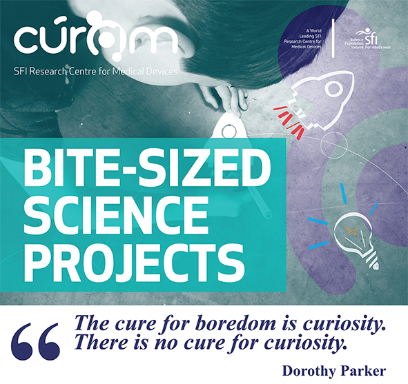 CURAMdevices's tweet photo. Check out our new Bite-Sized Science page: activities that can be completed w/ a small bit of help for younger kids (JI-2nd class) &amp; independently for older children (3-6th class) New activities will be posted every Tues &amp; Thurs at https://t.co/VloWBqWoia @scienceirel @nuigalway https://t.co/0KacNclPWv