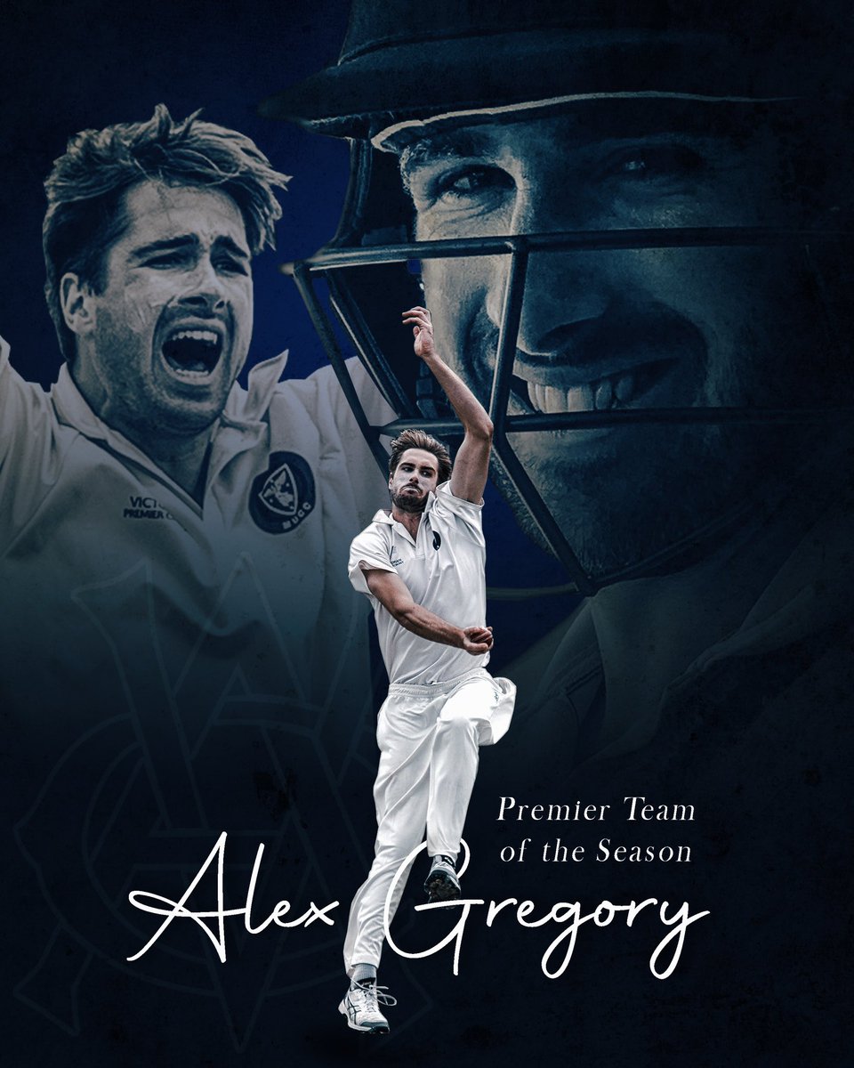 Melbourne University Cricket Club (@melbunicc) on Twitter photo Congratulations to Alex Gregory on making the <a href="/vicpremcricket/">Vic Premier Cricket</a> team of the season! Greg's made 635 runs @ 52.92 and took 23 wickets @ 19.09! Congratulations to Alex Gregory on making the <a href="/vicpremcricket/">Vic Premier Cricket</a> team of the season! Greg's made 635 runs @ 52.92 and took 23 wickets @ 19.09!