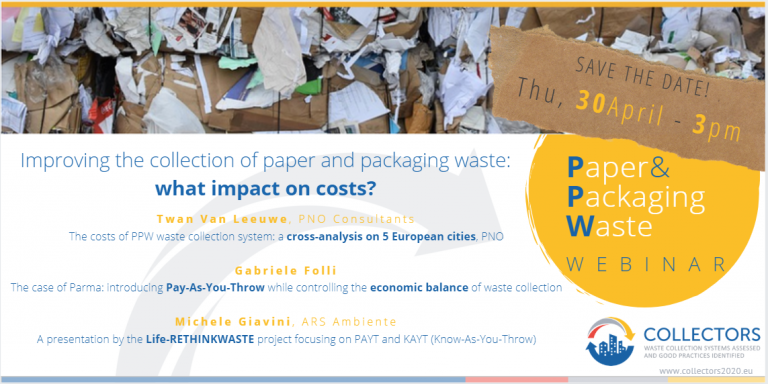 ARSambienteSrl's tweet photo. @mgiavini relatore al #webinar "Improving the collection of paper and packaging waste: what is the impact on costs?"  30 aprile ore 15:00 progetto @LIFEprogramme  @REthinkWasteRTW focalizzandosi su #PAYT #tariffapuntuale e innovativo #KAYT #KnowAsYouThrow https://t.co/za4W6OMglJ https://t.co/FWZQJGFuCt